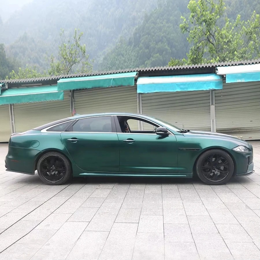SVR for XJL Body Kit 2009-2020 Half Carbon Fiber Front/Rear Bumpers Side Skirts Exhaust Cut-Outs Bolt-On New